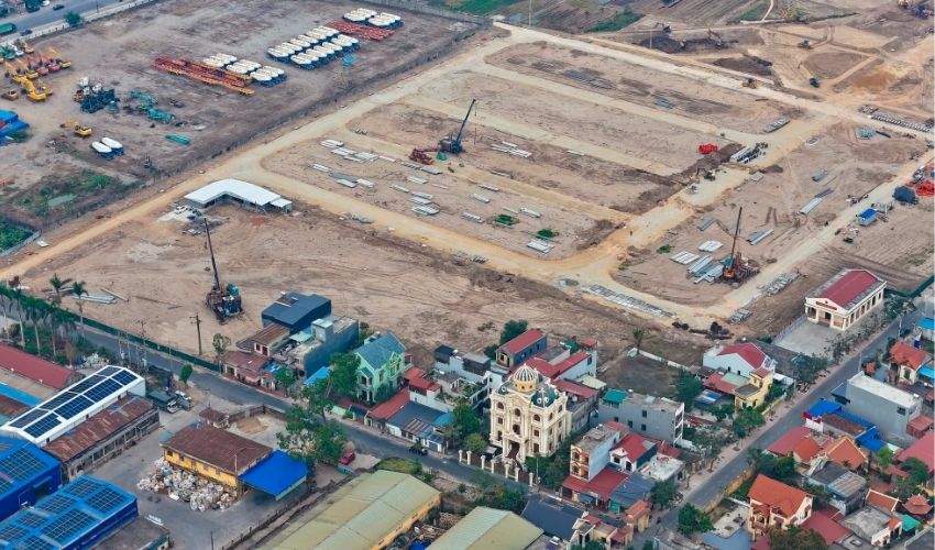a45 Tháng 2/2025, Hình ảnh thực tế tại công trường dự án Him Lam Central Park