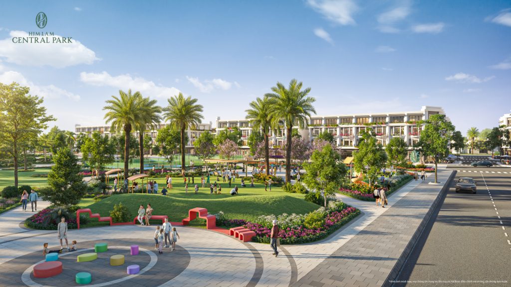 Trung bình mỗi căn nhà phố Him Lam Central Park được thụ hưởng tới 60m² không gian xanh - một con số hiếm thấy trên thị trường bất động sản hiện nay, góp phần nâng tầm chất lượng sống cho cư dân.